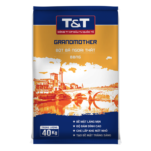 Bột bả ngoại thất - GRANMOTHER - BBNG